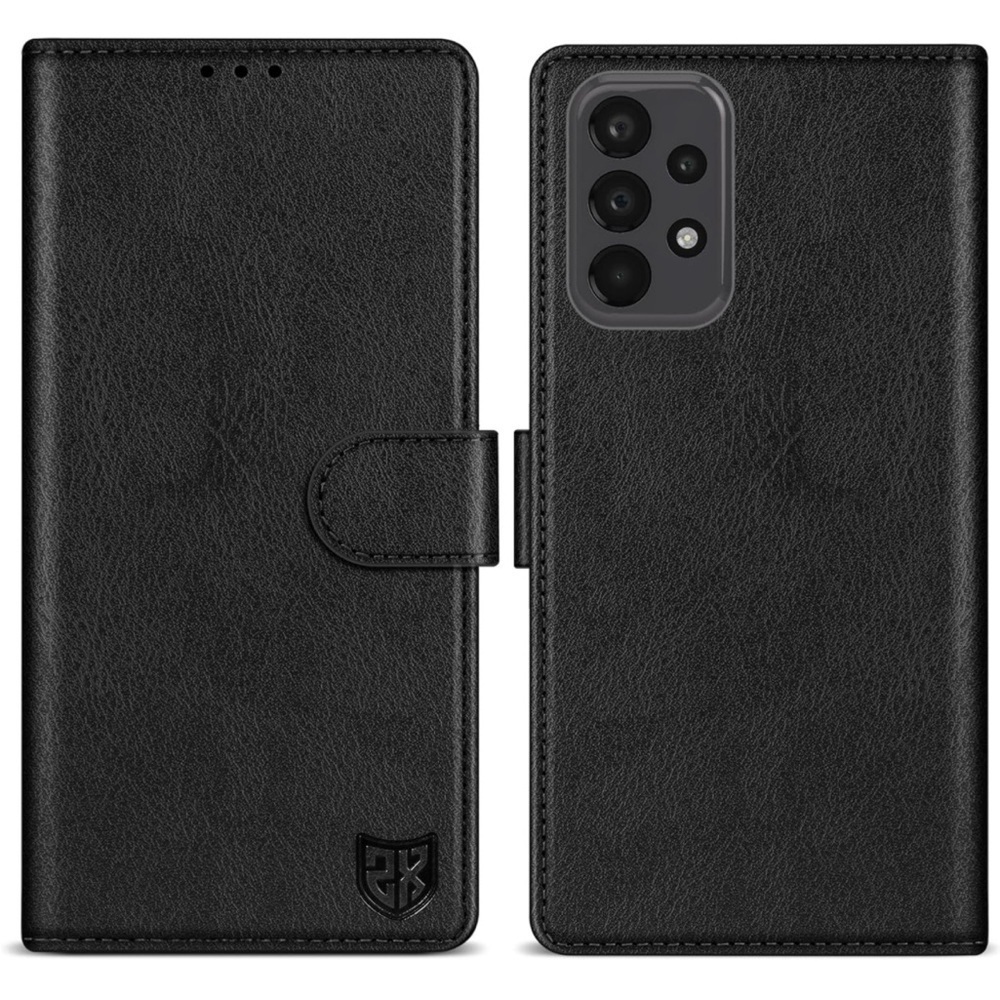 ZZXX FOR SAMSUNG GALAXY LEATHER CASE WALLET A23 5G /4G SIZE 6.6 NEW BLACK